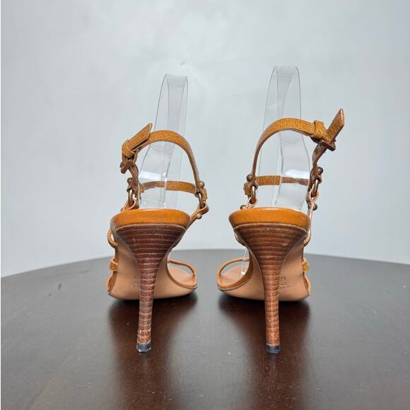 Gucci by Tom Ford Bamboo Strappy Heeled Sandals - Size 6.5 - Picture 4 of 7